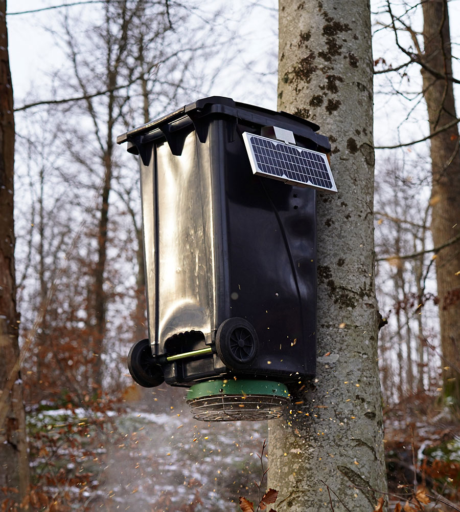 Feeder Kit (NG Streuer, FeedCon, Futterniveausensor, Batteriekabel) - Nordic Gamekeeper